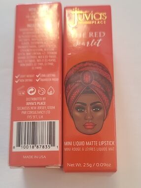 Juvia's Place Mini Liquid Matte Lipstick - Scarlet Red -2 Pack